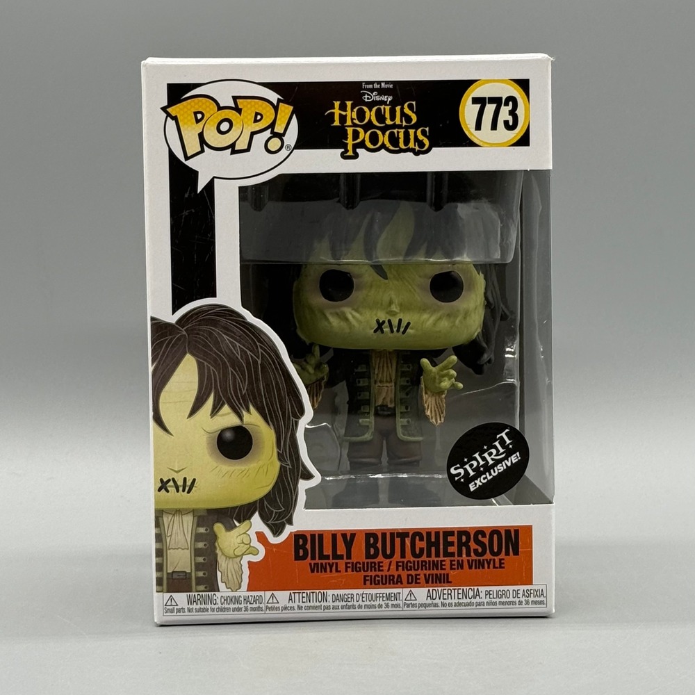 Funko Pop 773 Billy Butcherson Hocus Pocus Spirit Exclusive w/ Protector Vaulted